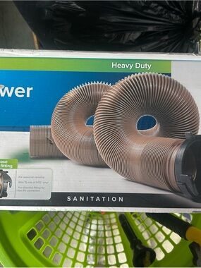 CAMCO RV Sewer Hose AND Flexible Hose Adapter NEW - bundle